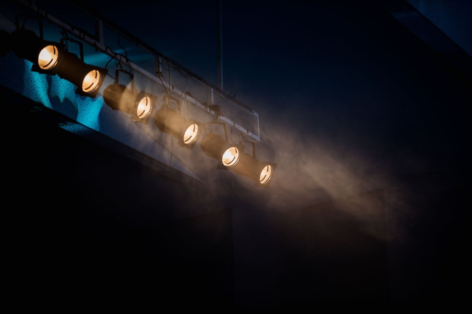 Stage lights and atmosphere